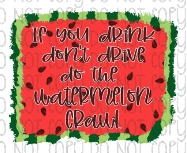 Watermelon Crawl – Southern Sublimation Transfers & Digital Designs