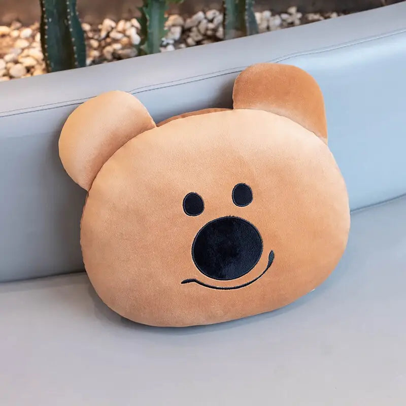 Envie de créer un espace douillet? offrez ce coussin peluche nature –  kidyhome