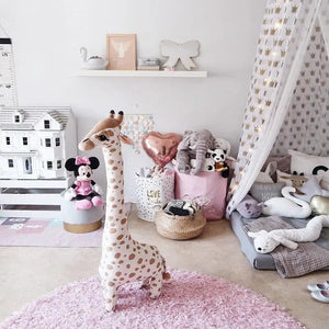 Long Girafe en peluche enfants Body Pillow, 47,24 pouces mignon girafe  animaux en peluche, peluches douces, girafe kawaii peluche coussin poupée  jouet cadeau pour Gi