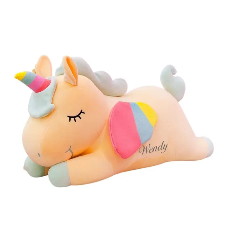 Gros oreiller en peluche de Émoji Licorne