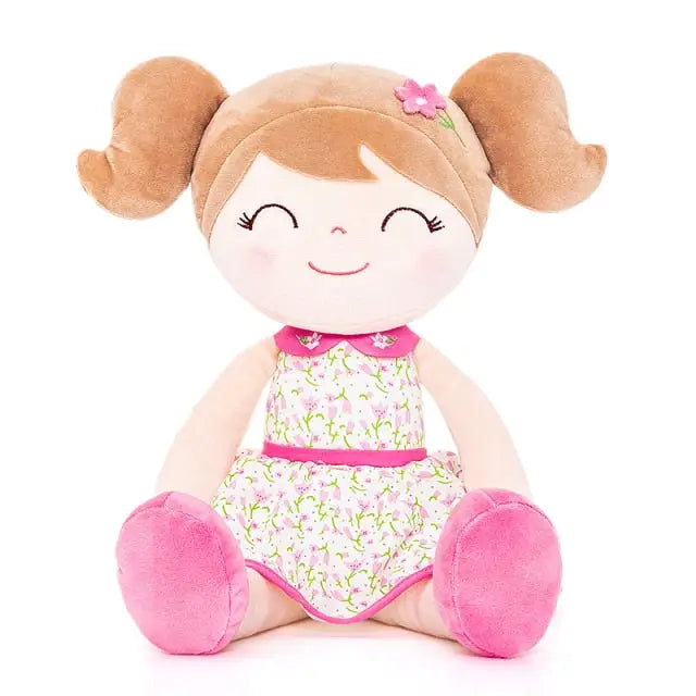 Poupées personnalisées pour petites filles – Jouet en peluche douce avec  nom brodé personnalisé – Poupée en peluche