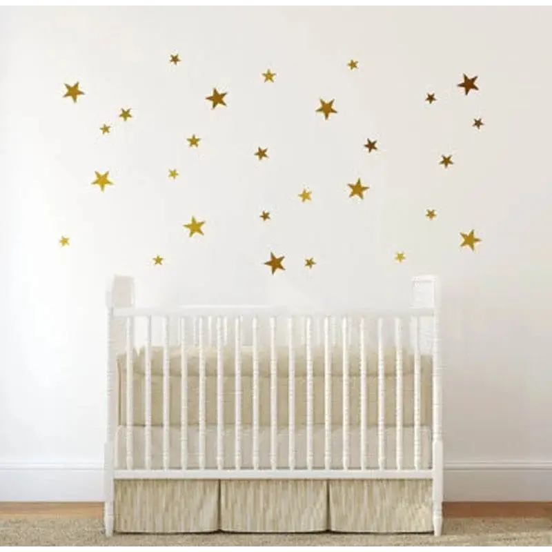 Stickers ourson avec prénom et étoiles en jaune pour fille