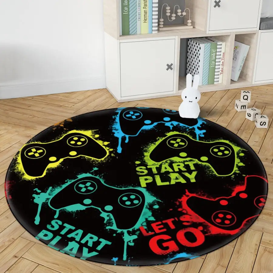 Gros coussin peluche manette de jeux video décoration petit gamer