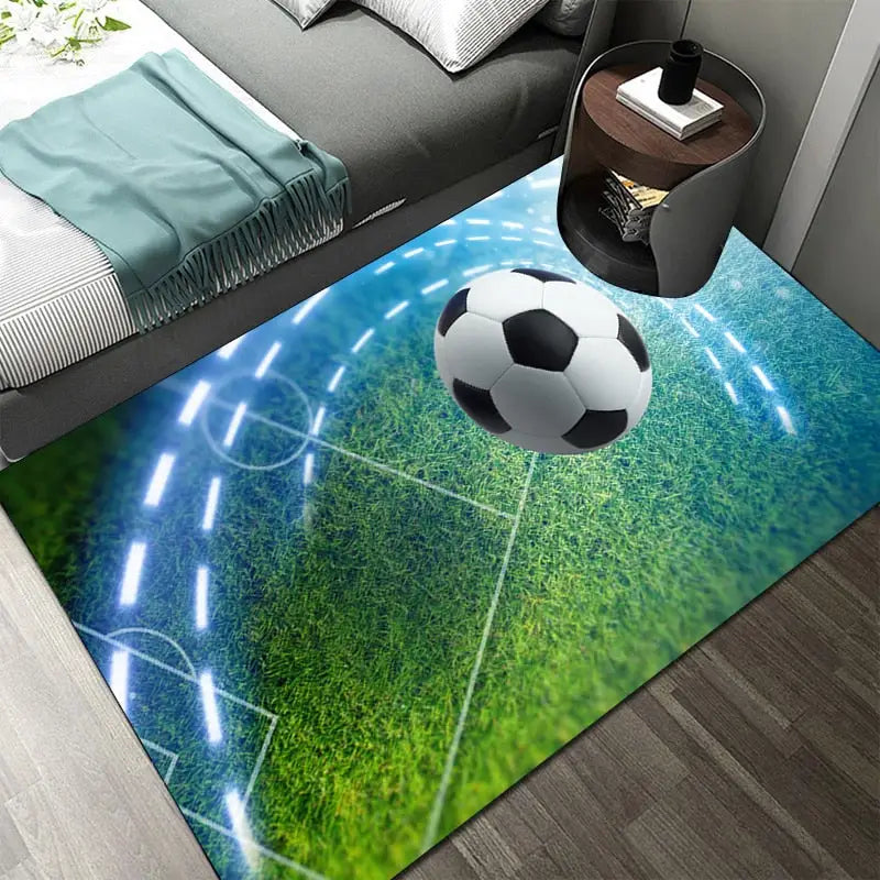 Vous cherchez le cadeau parfait pour un petit fan de football, un tapis –  kidyhome