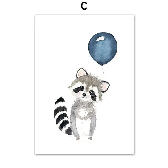 Stickers bébé animaux et ballons – kidyhome