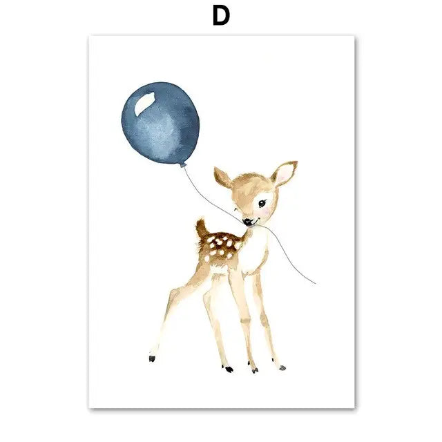 Stickers bébé animaux et ballons – kidyhome