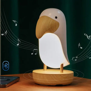 Oiseau veilleuse Bluetooth sans fil, haut-parleur, lampe de Table, chambre d'enfant,  décoratif, mignon, cadeaux créatifs, câble de données USB type-c -  AliExpress