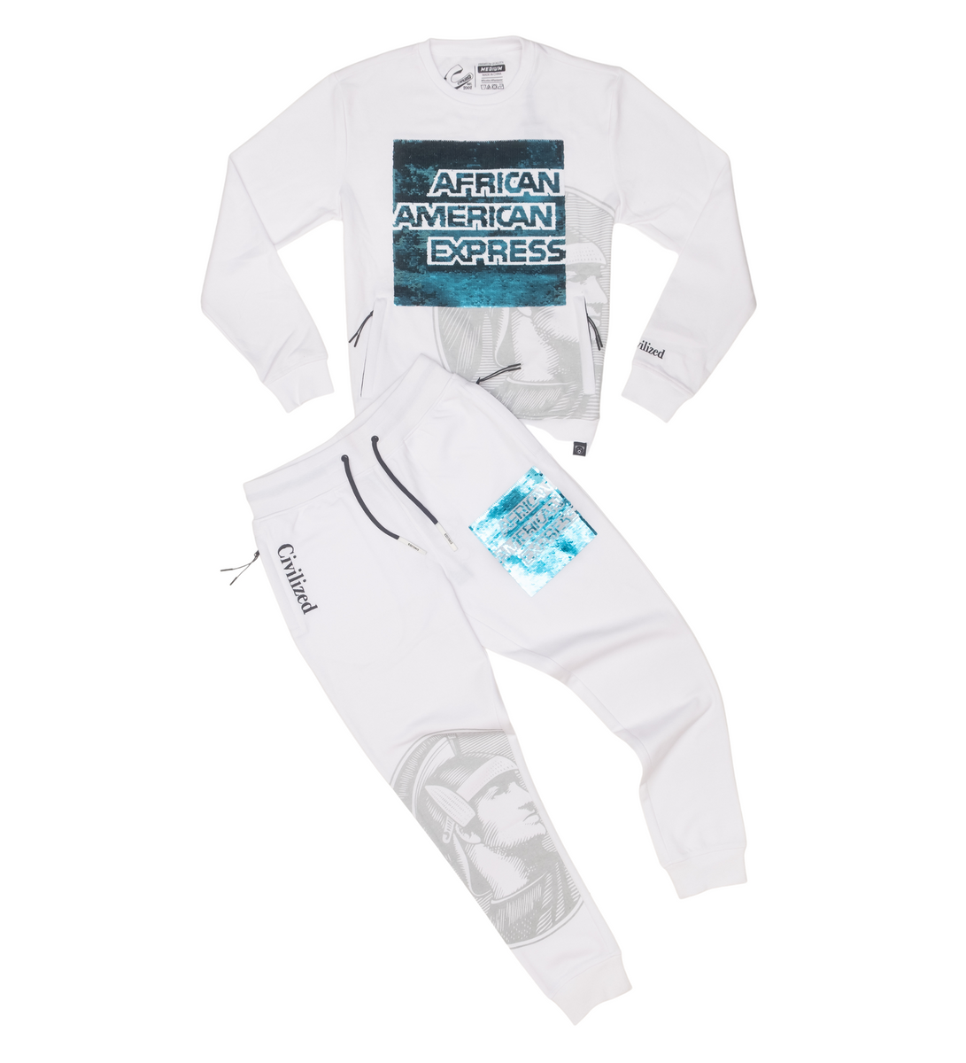 African American Express Jogger Set | Civilized Clothing Brand