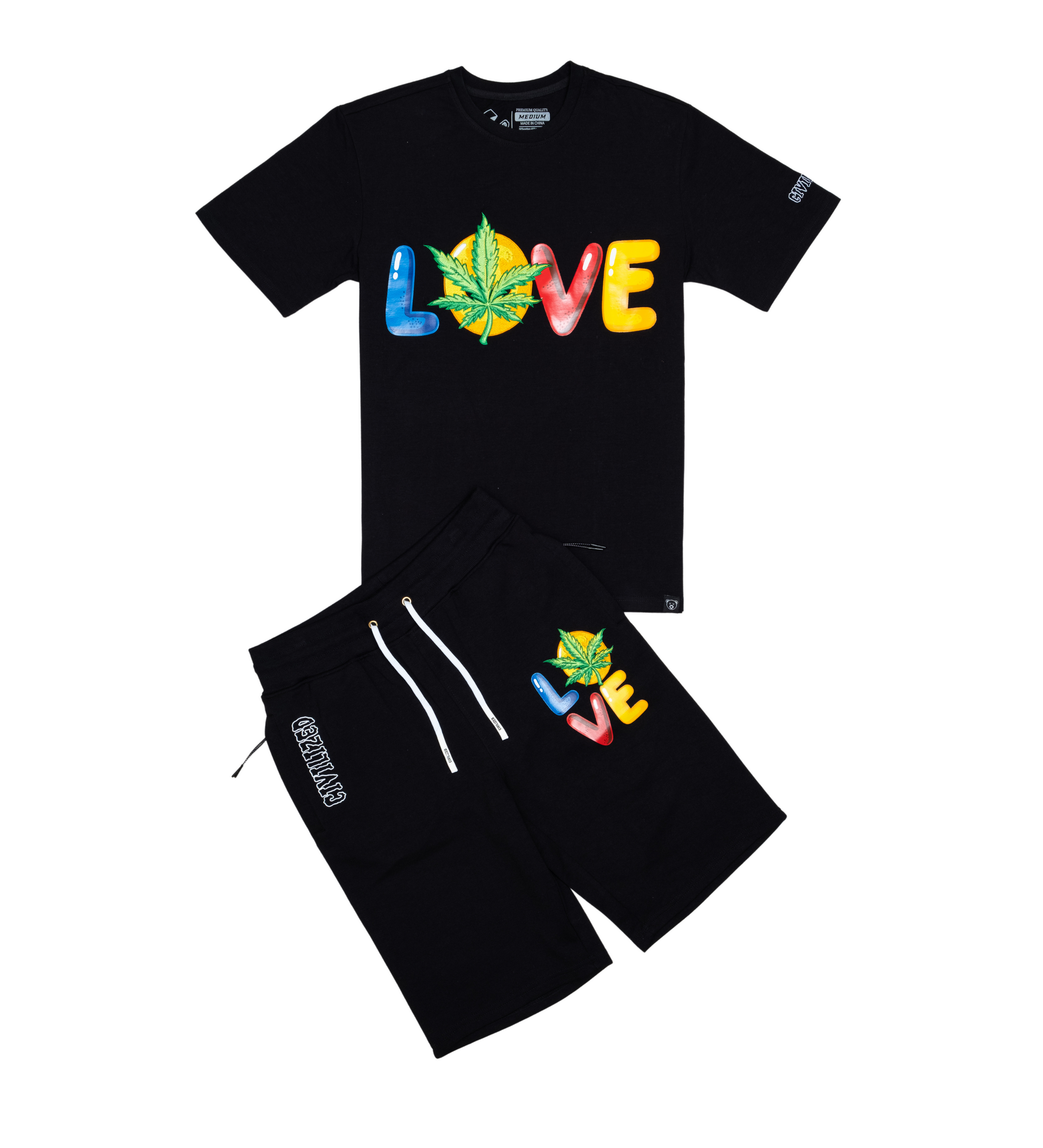 Love T-Shirt Short Set | Civilized Clothing Brand