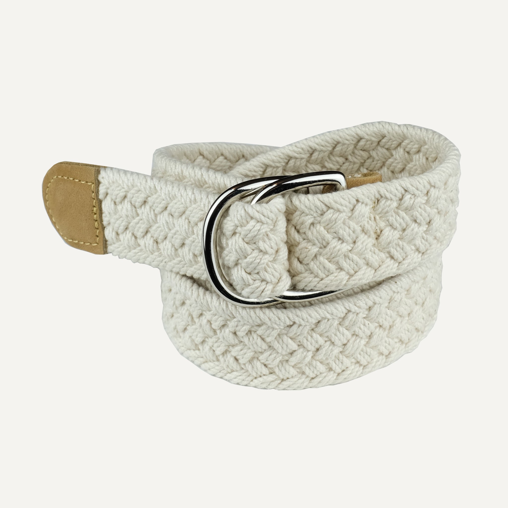 Natural Woven Cotton Belt - Junior's