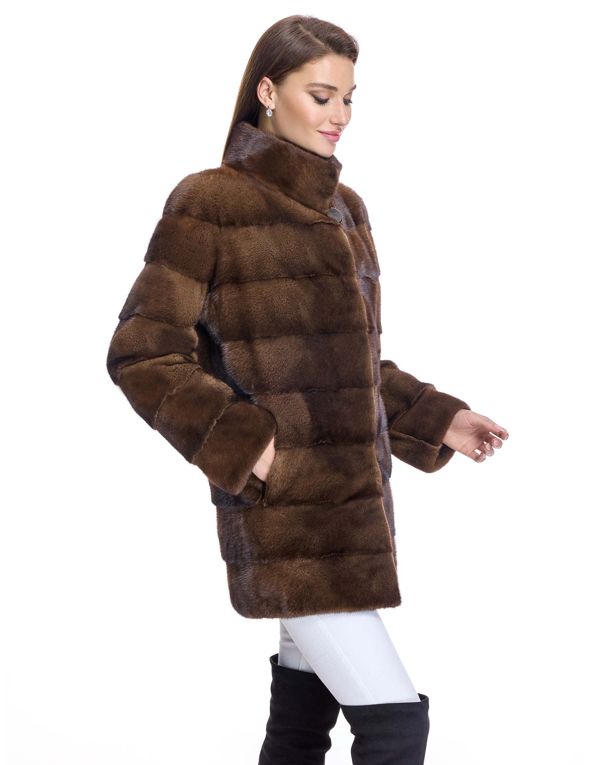 Real Full Length Mink Coat For Women | Maximillian – Maximilian