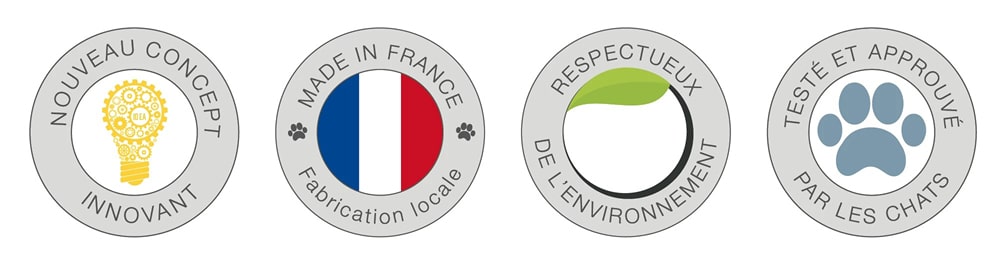Stickers : nouveau concept, made in France, respectueux de l'environnement, testé et approuvé par les chats