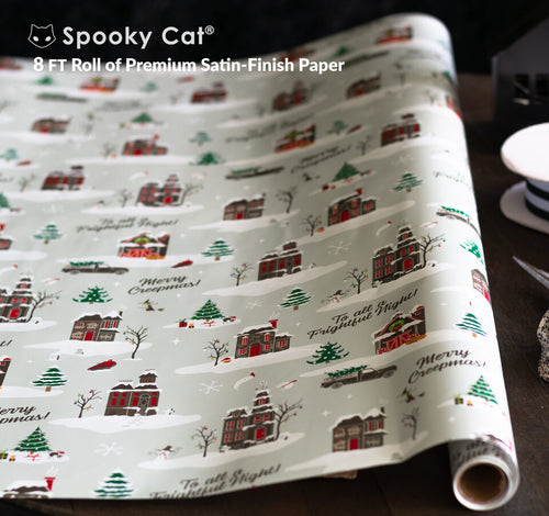 Gothic Christmas Gift Wrap (8ft Roll)