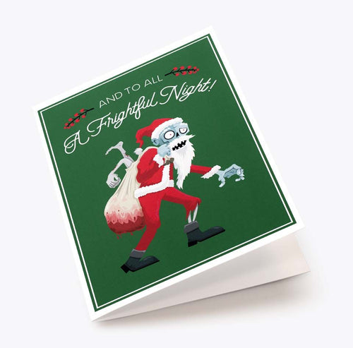 zombie christmas cards