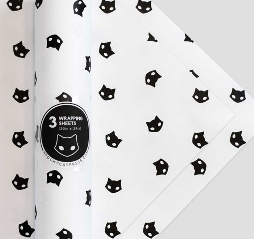 Goth Christmas Gift Wrap – Spooky Cat Press