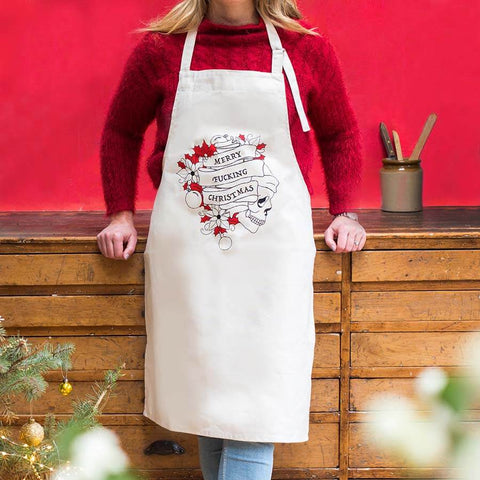 Merry Fucking Christmas apron