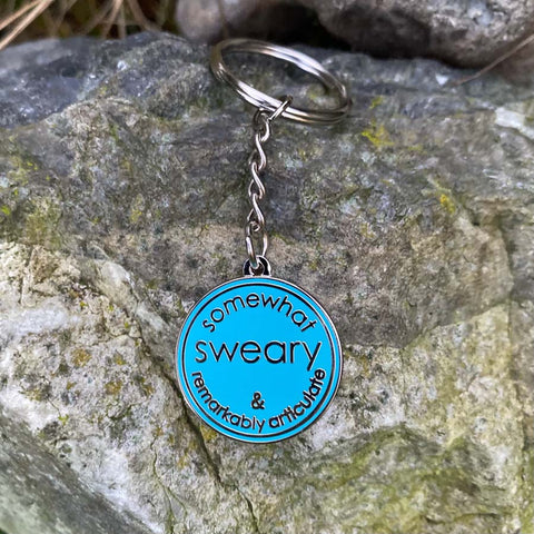 somewhat sweary keyring