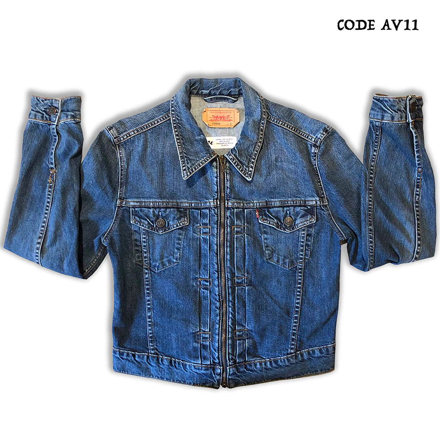 She Flies With Own Wings Latin Vintage Levi's Denim Jacket – The Chiswick  Gift Company