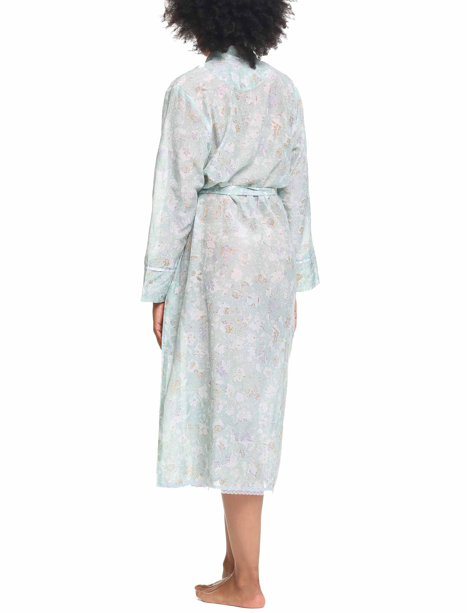 silk maxi robe
