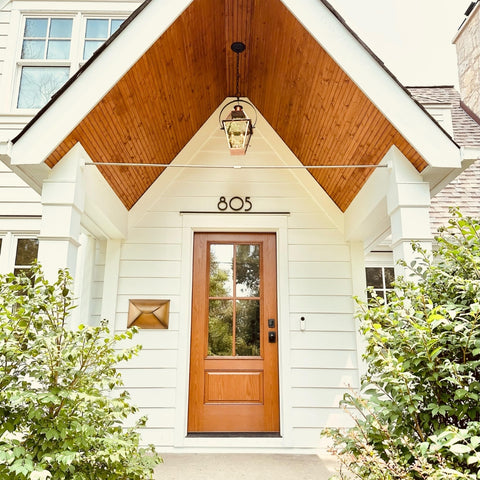 Attaching House Numbers to Vinyl Siding