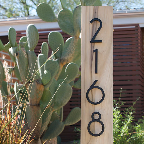 Modern address numbers to boost your curb appeal from Modern House Numbers