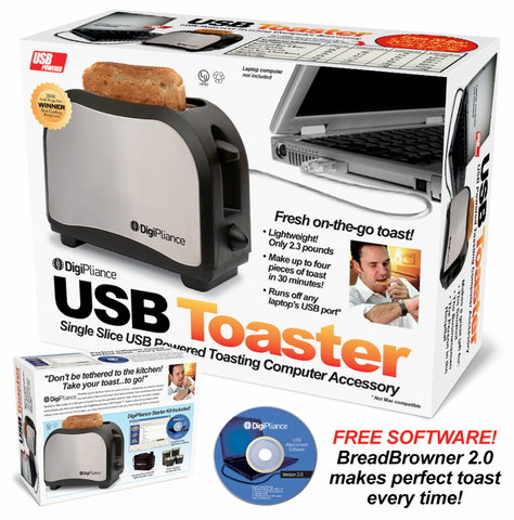 USB Toaster Prank Gift Box