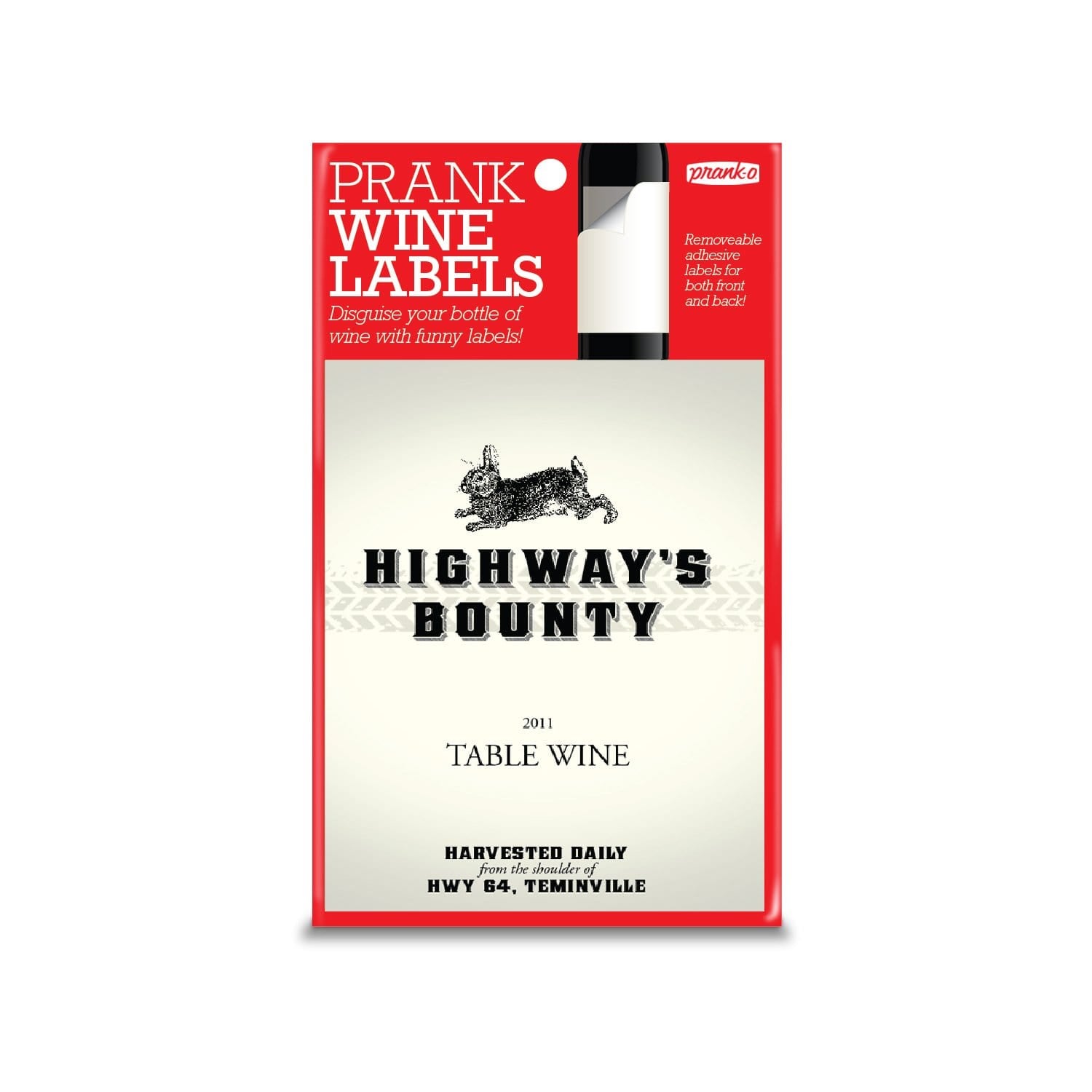 Highway's Bounty Wine Label