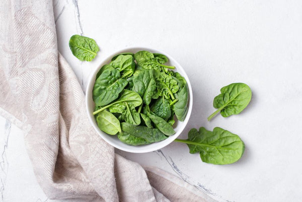 Bowl of spinach