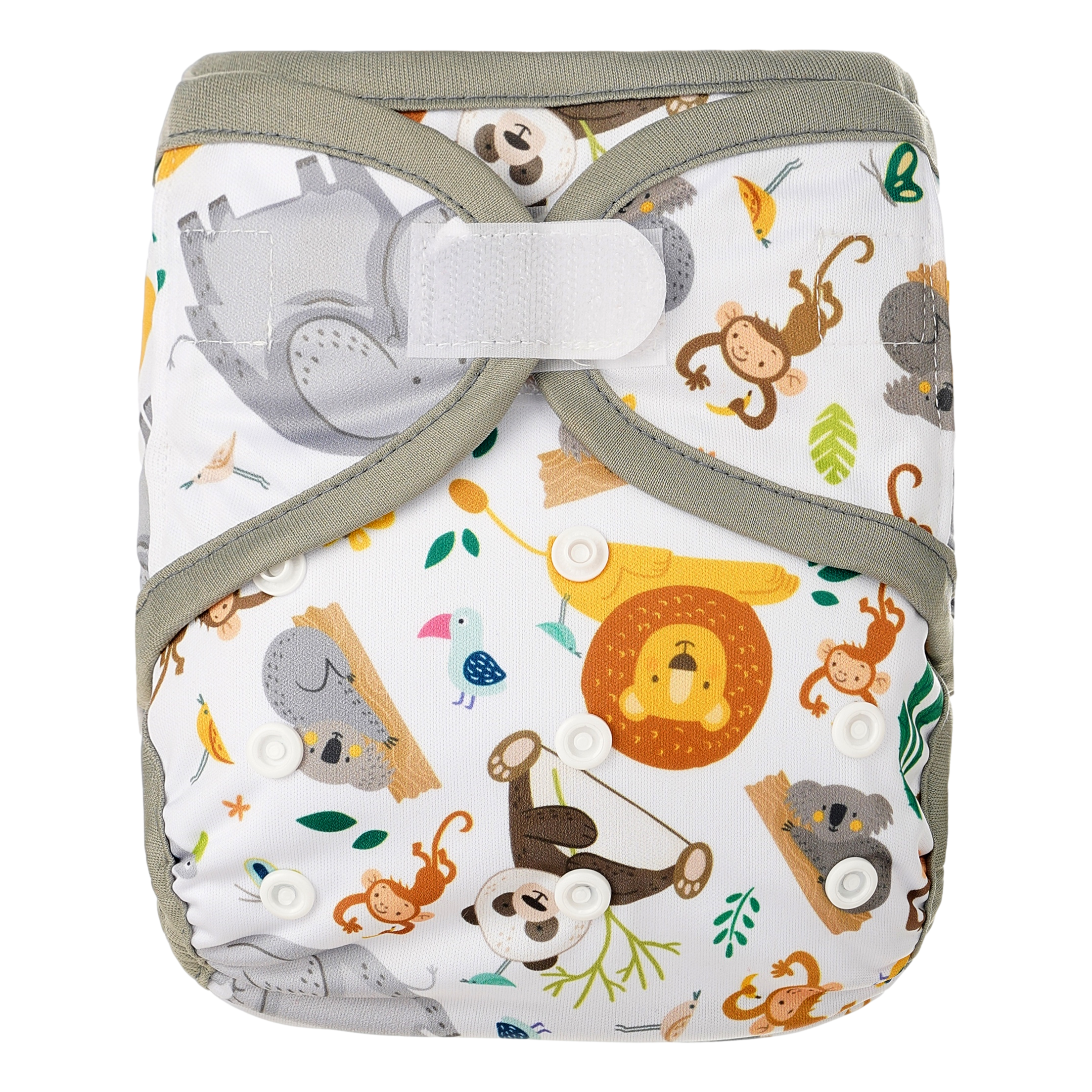 Image of HappyBear luierbroekje klittenband - Wilde Dieren