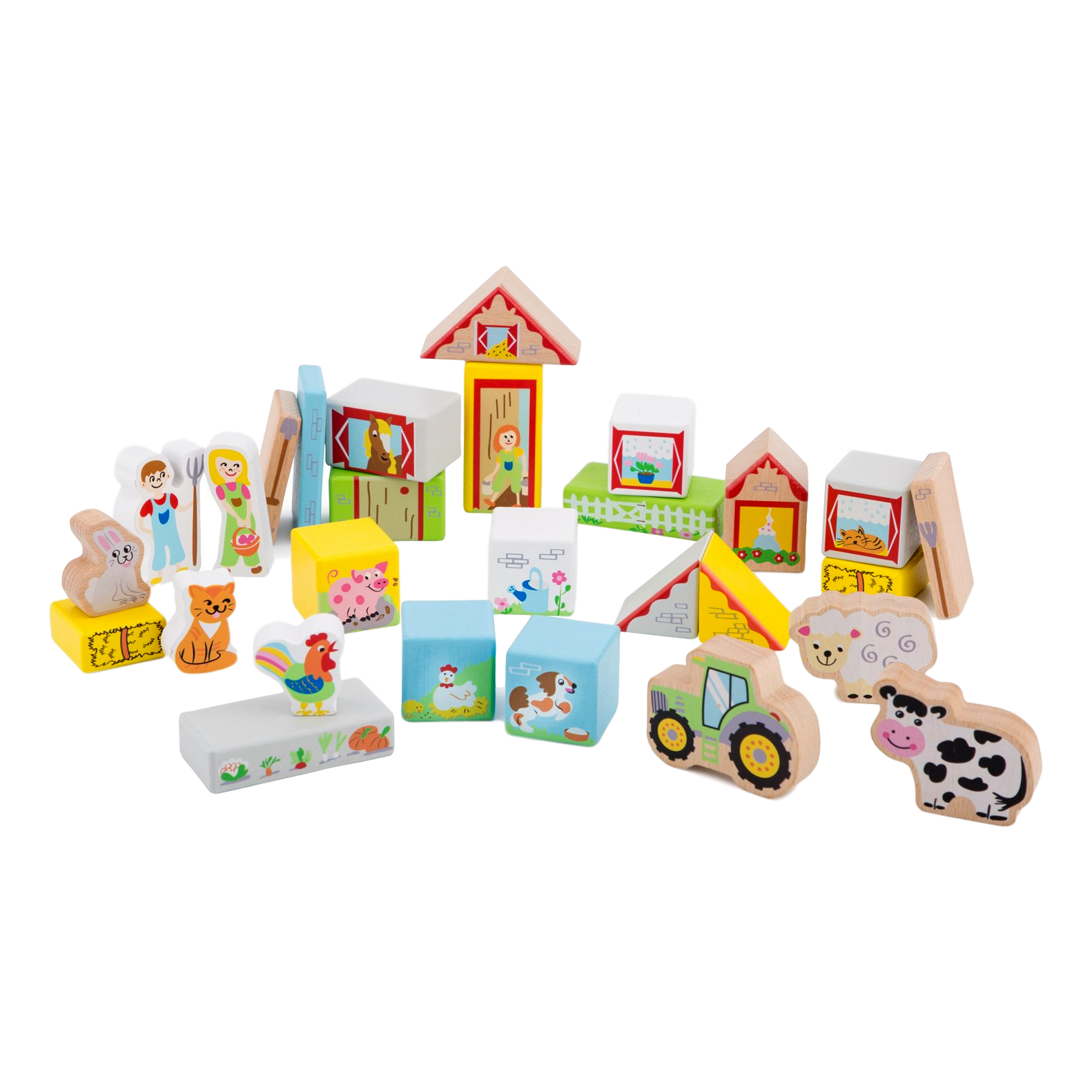New Classic Toys | Building blocks farm play set