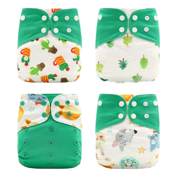 Image of Pocketluier set - Dieren groen