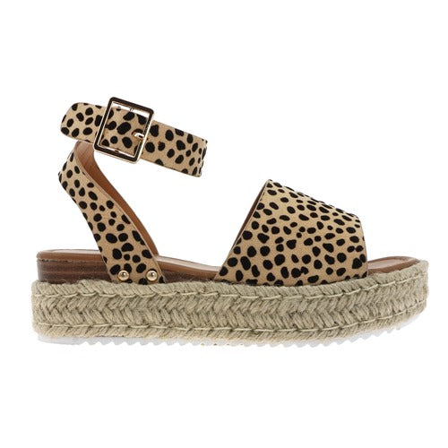 platform cheetah sandals