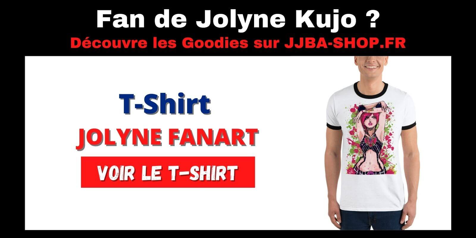 t-shirt jolyne kujo cujoh fanart JoJo Bizarre Adventure jjba shop