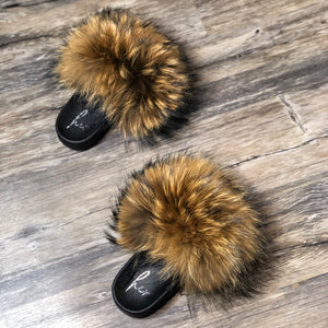 raccoon fur for slides