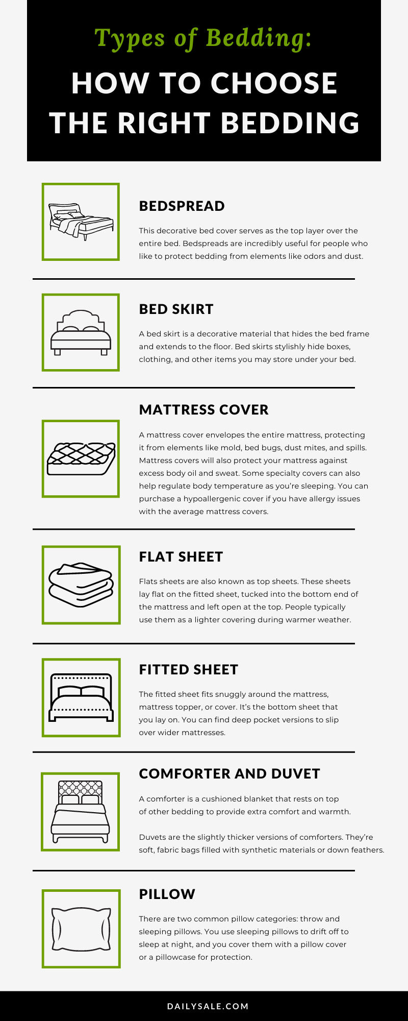 Types of Bedding: How To Choose the Right Bedding