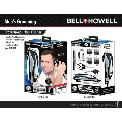 bell howell professional hair clipper set