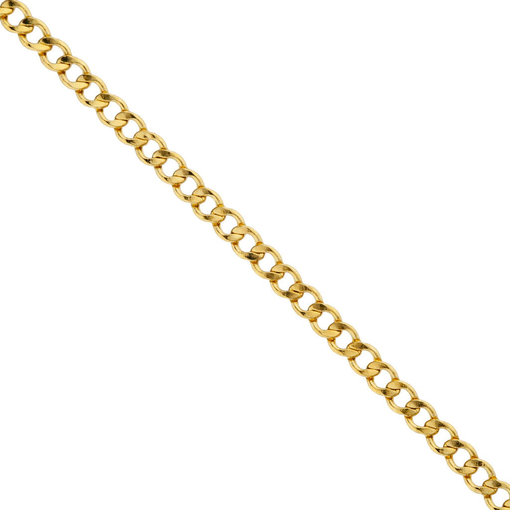 14k Yellow Gold 1.2mm Diamond-Cut Baby Ball Chain Necklace - with