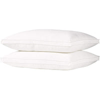 2-Pack: DownSupply Firm Gusseted Gel Fiber Pillows / King