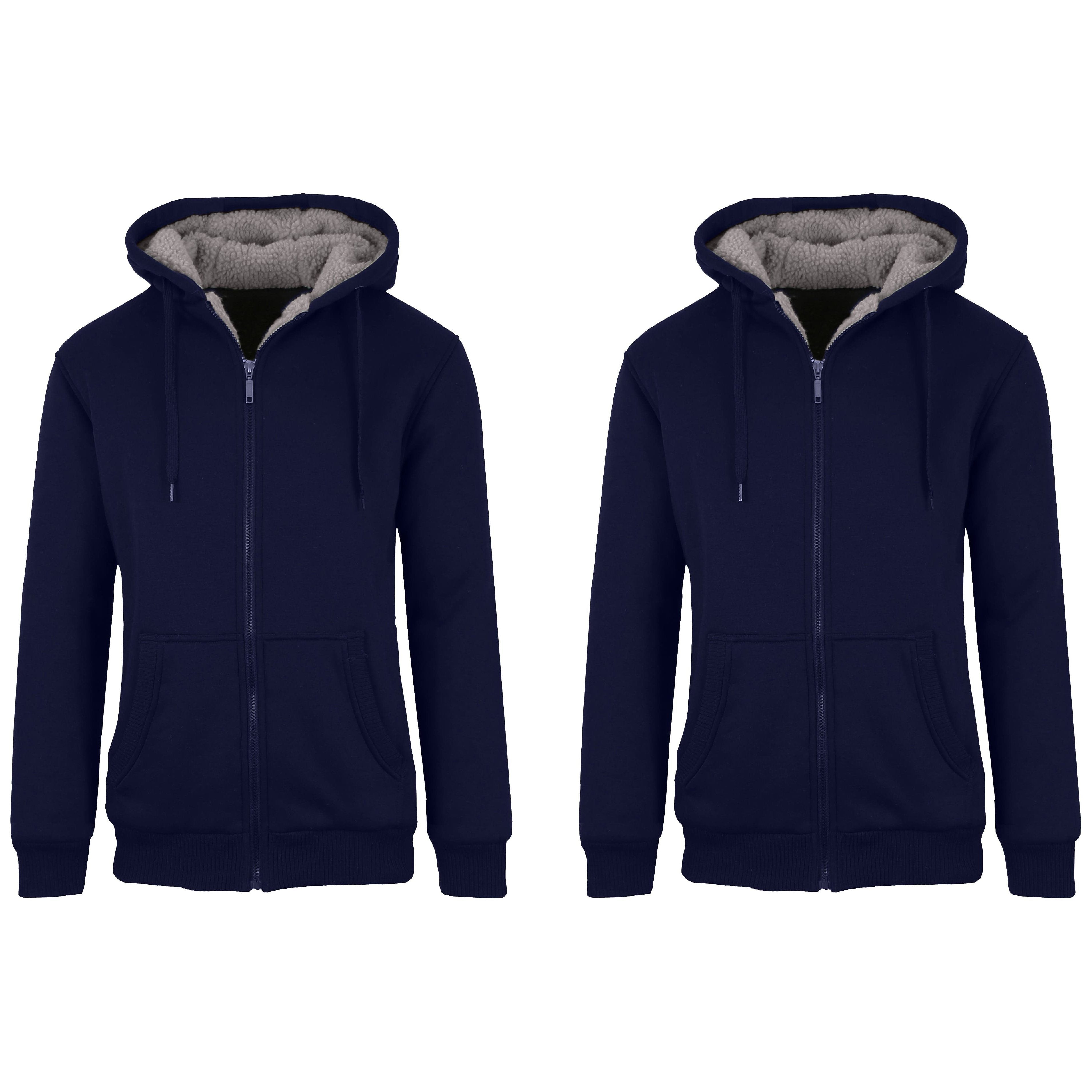 men's heavyweight sherpa lined hoodie