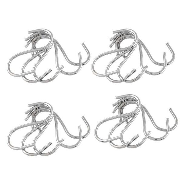 12-Pieces: Anti-Rust Star Decorative Shower Curtain Hooks