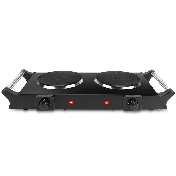 2000W Portable Electric Double Burner Hot Plate Cooktop Kitchen Cooking  Stove US