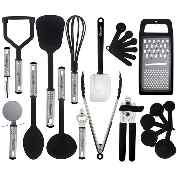 Maphyton Silicone Cooking Utensils 6 Pieces Nonstick Kitchen Tool Set With  Hard for sale online