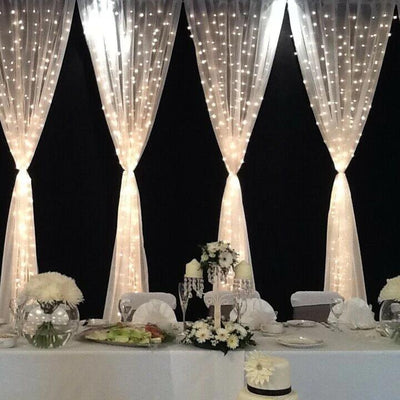300 LED Outdoor String Fairy Wedding Curtain Light Party Decor