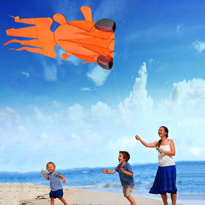 3D Kite Easy to Fly Orange Goldfish
