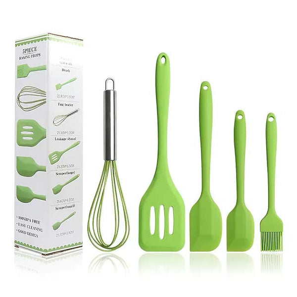 Maphyton Silicone Cooking Utensils 6 Pieces Nonstick Kitchen Tool Set With  Hard for sale online