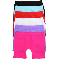 Men's 6-Pack: Girl's Layering Modesty Slip Under Skirts Boyshorts / Small