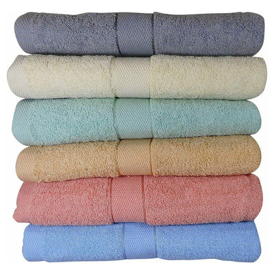 6-Pack: Imperial Luxury Bath Towel Set - Multi Color