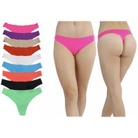 6-Pack: Laser-Cut Invisible Panties / Large