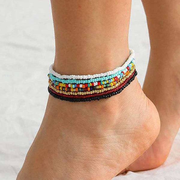 African Opal Beads Waist Chain Elastic Seed Beads Belly Body Chain Summer  Beach Waist Jewelry Beads Bracelet Beads Anklet Body Accessories for Women  (Color 7) : : Clothing, Shoes & Accessories