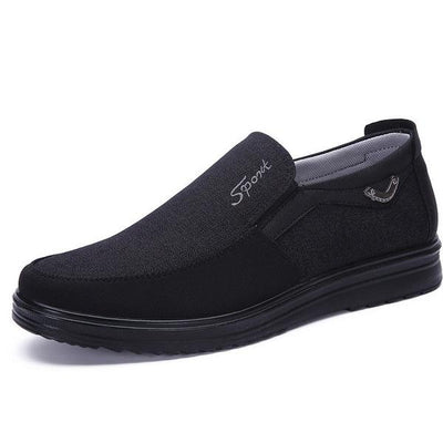 Antiskid Slip On Loafer Shoes / Black / US12